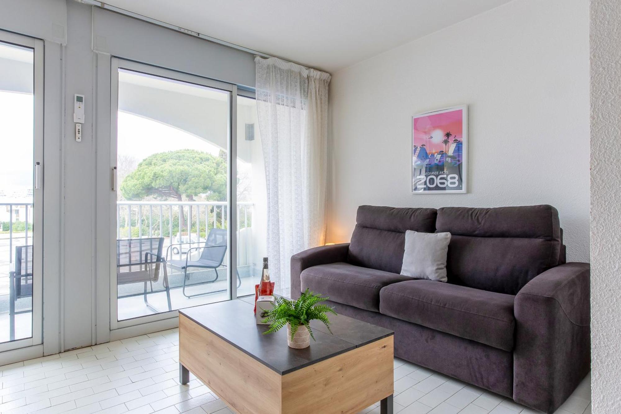 Chez Edouard 362 - Superbe Appartement En Premiere Ligne De La Plage Ла-Гранд-Мот Экстерьер фото